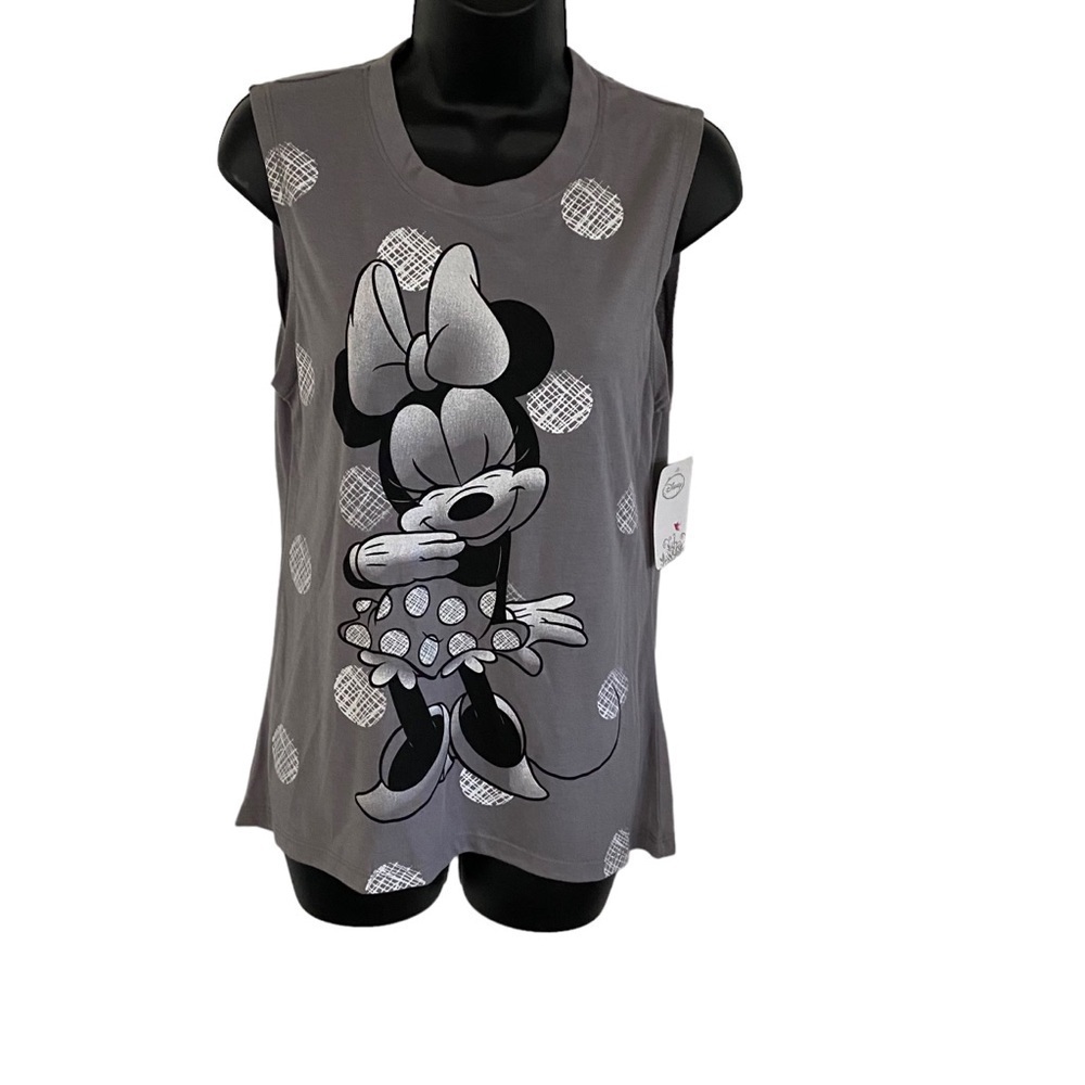 NWT Disney‎ gray tank Minnie Mouse size medium (7/9)